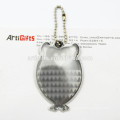 Promotion gifts reflection keychain with led